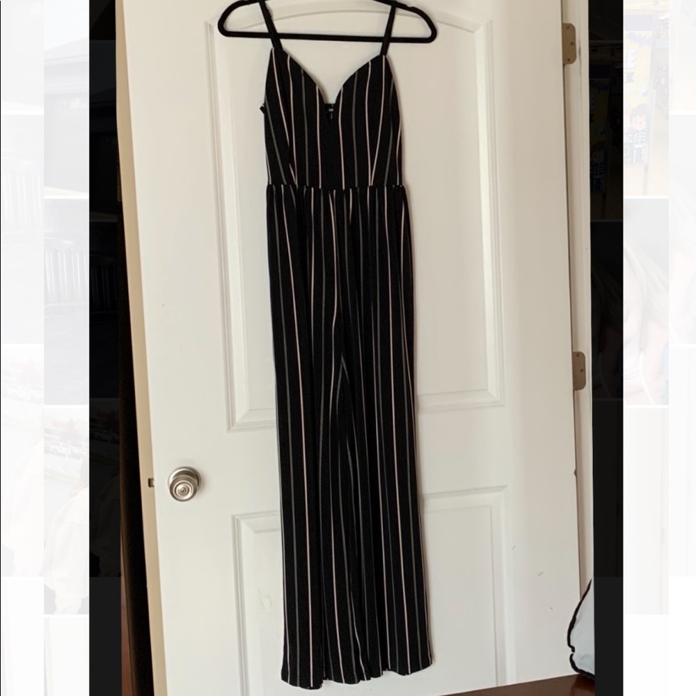 Express striped jumpsuit. Never worn or washed!